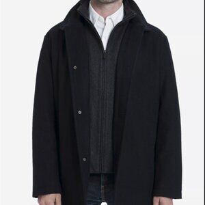 Men's London Fog Car Coat Wool Winter Coat XL NWOT